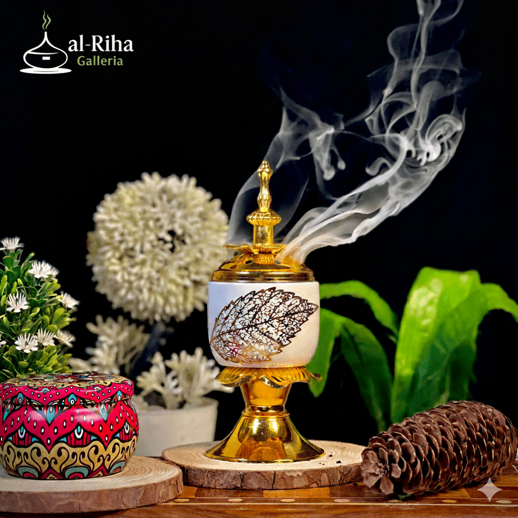 Amirah Bakhoor Burner (White) | AL RIHA