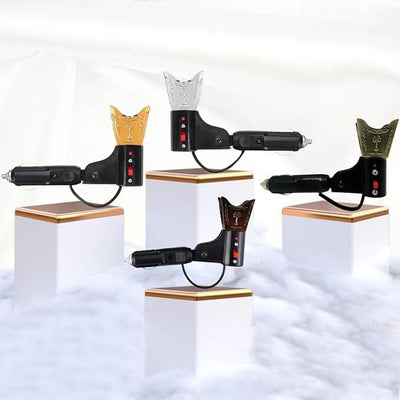 Car Incense Burner Metal Body - With 2 free premium bakhoor(Fragrances)
