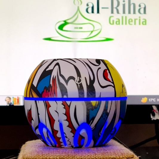 Al Riha's ARTISTIC SHAPE HUMIDIFIER with 2 FREE Premium Fragrances | Oudh, Sabaya