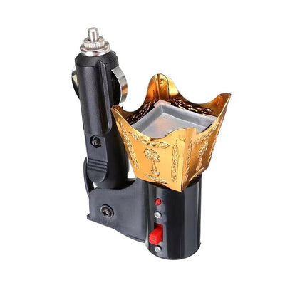 Car Incense Burner Metal Body - With 2 free premium bakhoor(Fragrances)