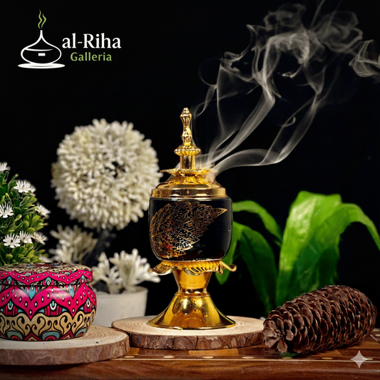 Amirah  Bakhoor Burner (Black) | AL RIHA