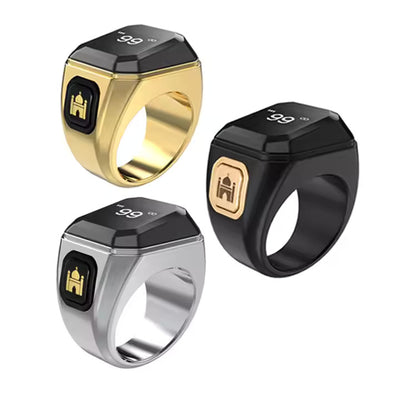 Al Fatiha Zikr Smart Ring |Waterproof Bluetooth Tasbih