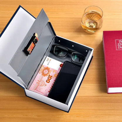 Hidden   Book   Safe   with   Combination   Lock