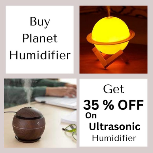 Amazing Deal - Buy Planet humidifier & get discount on Ultrasonic Humidifier (35% OFF)-Limited Time OFFER!