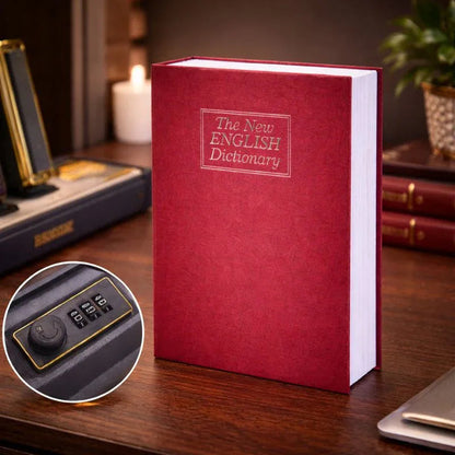 Hidden   Book   Safe   with   Combination   Lock
