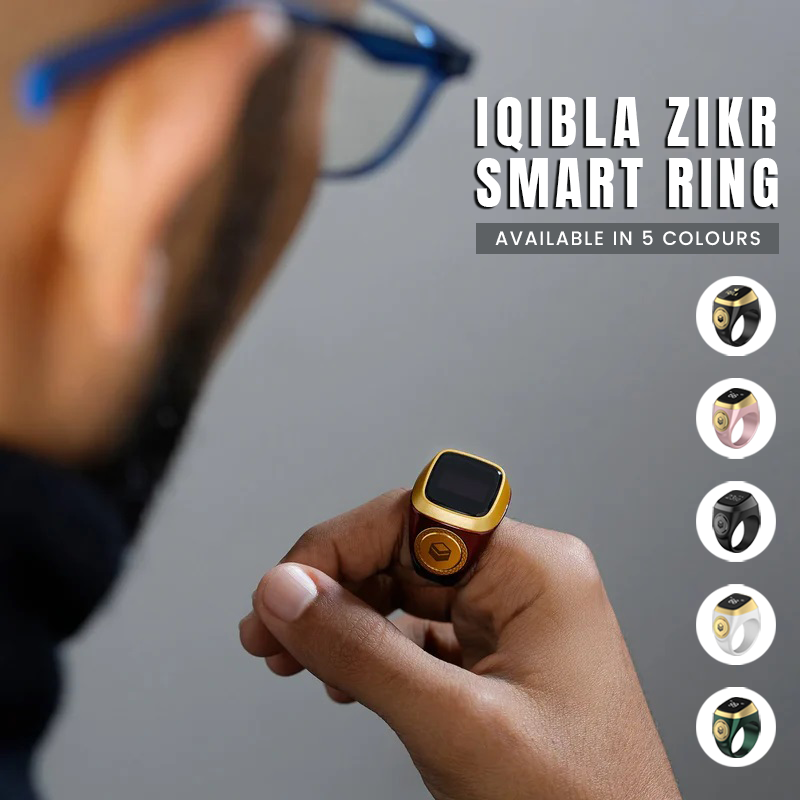 iQibla Zikr Smart Ring | Waterproof Bluetooth Tasbih Counter