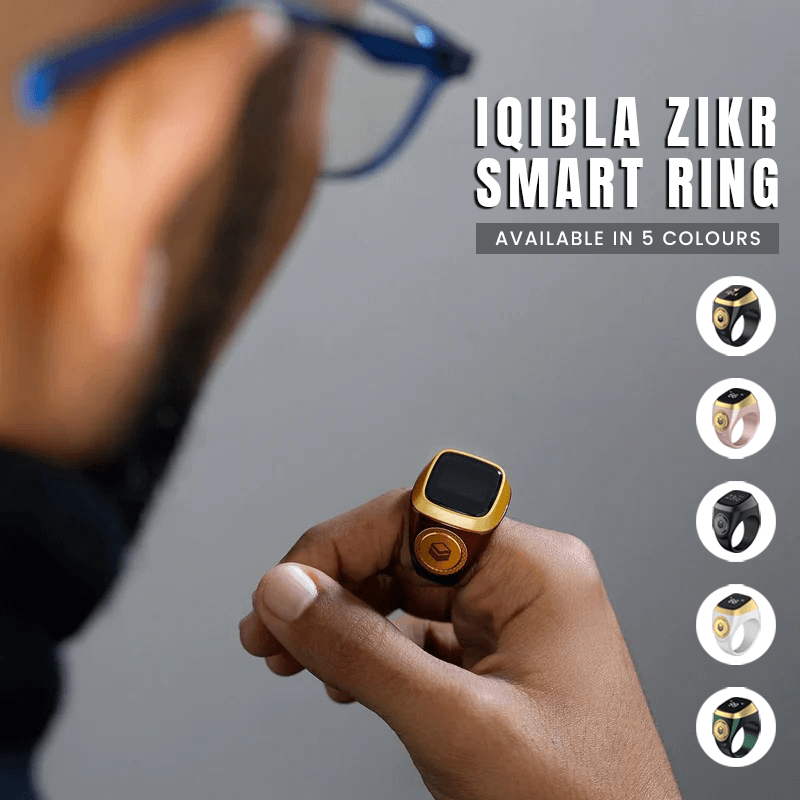 iQibla Zikr Smart Ring | Waterproof Bluetooth Tasbih Counter
