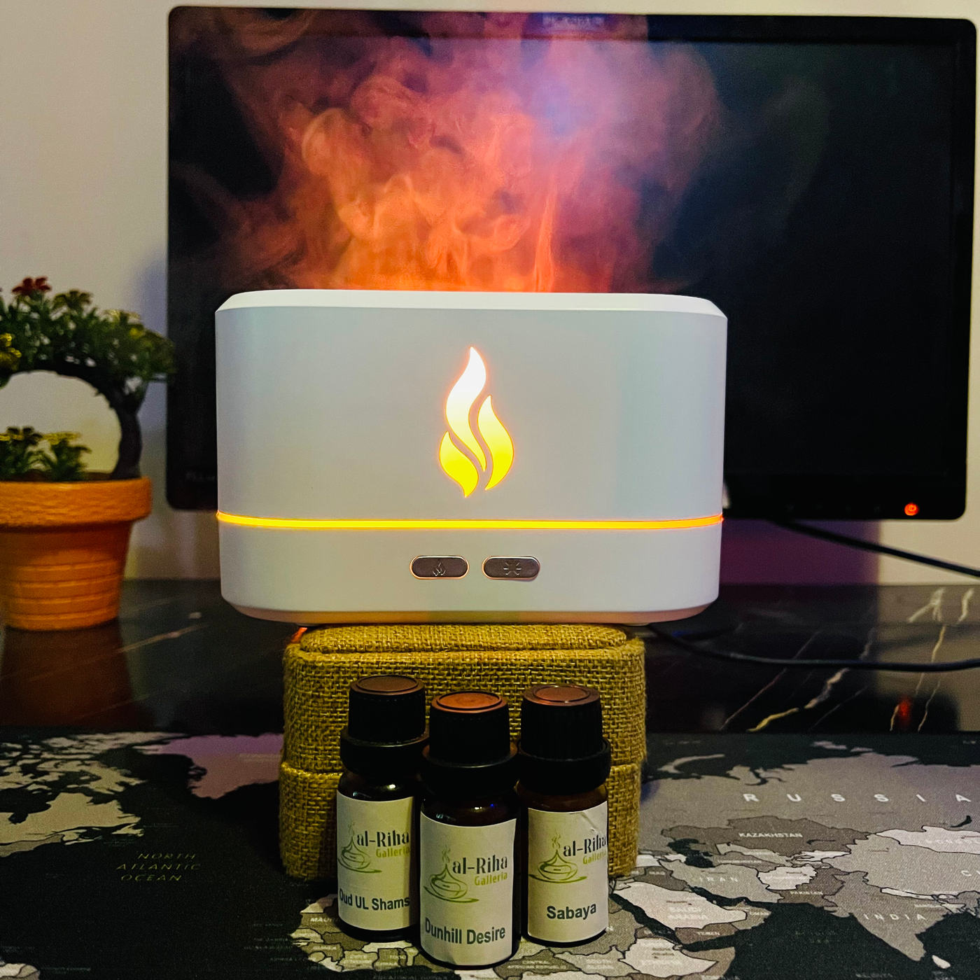 FLAME- HUMIDIFIER