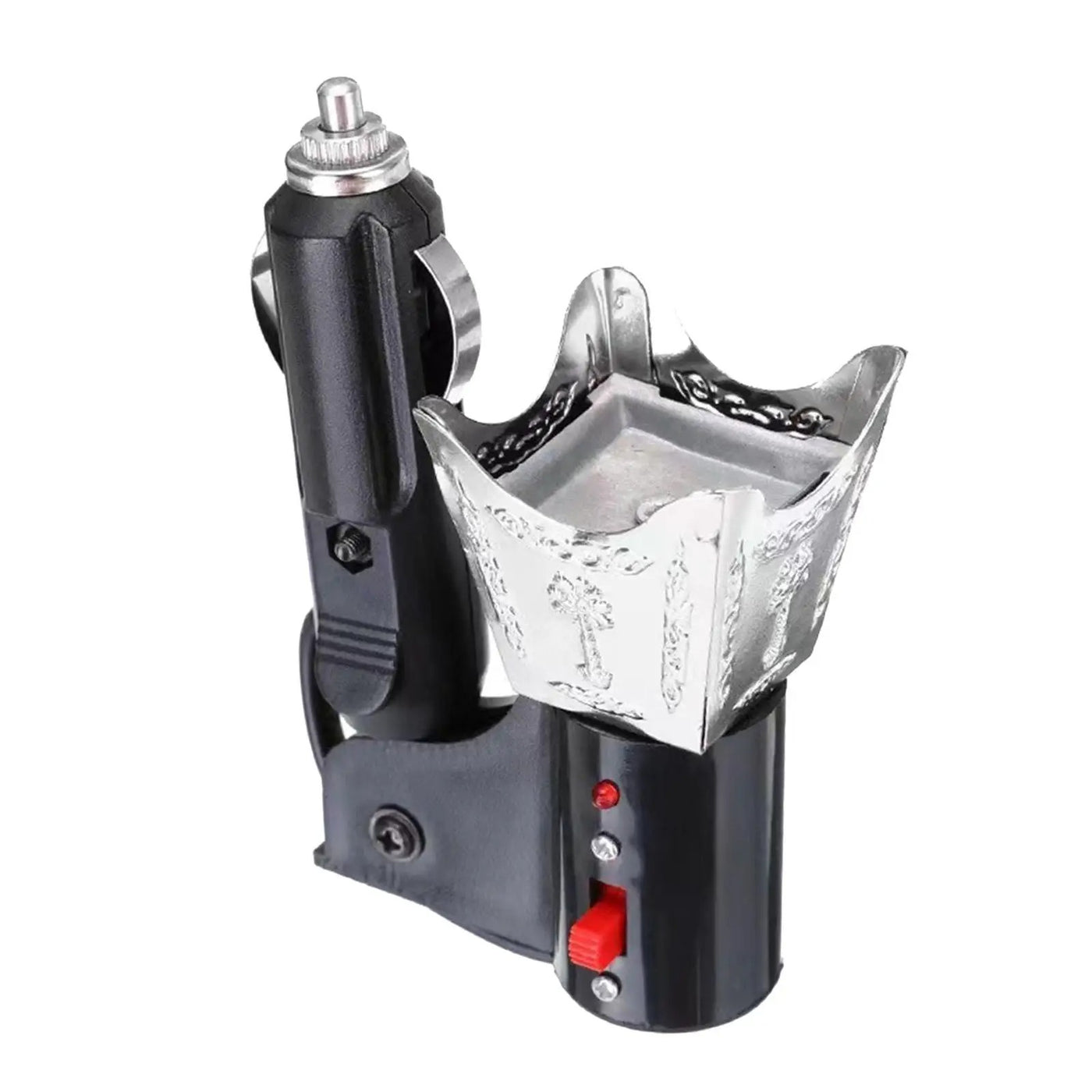 Car Incense Burner Metal Body - With 2 free premium bakhoor(Fragrances)