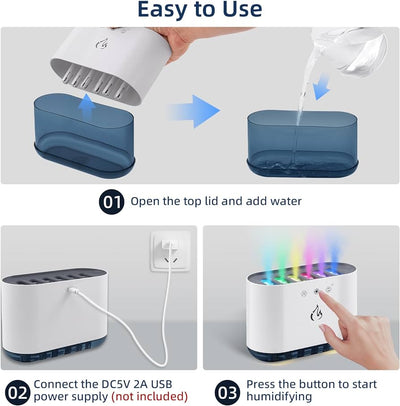 Purify & Refresh Your with Space Fountain Humidifier